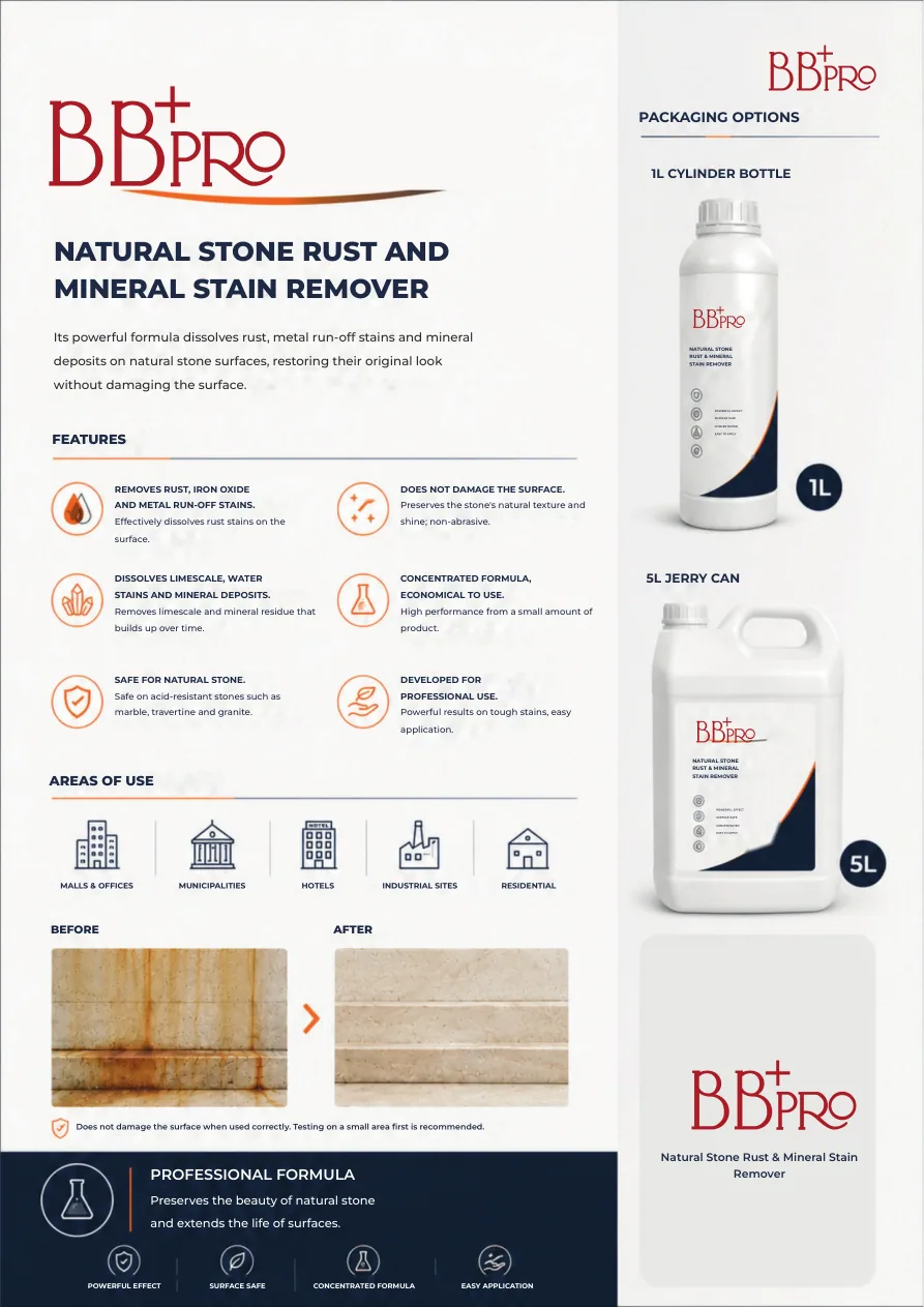 Stone Rust & Mineral Stain Remover